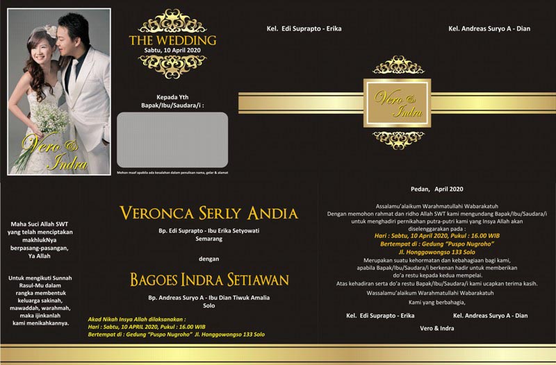 Download template undangan pernikahan coreldraw